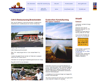 Tablet Screenshot of kanotuthyrning.com